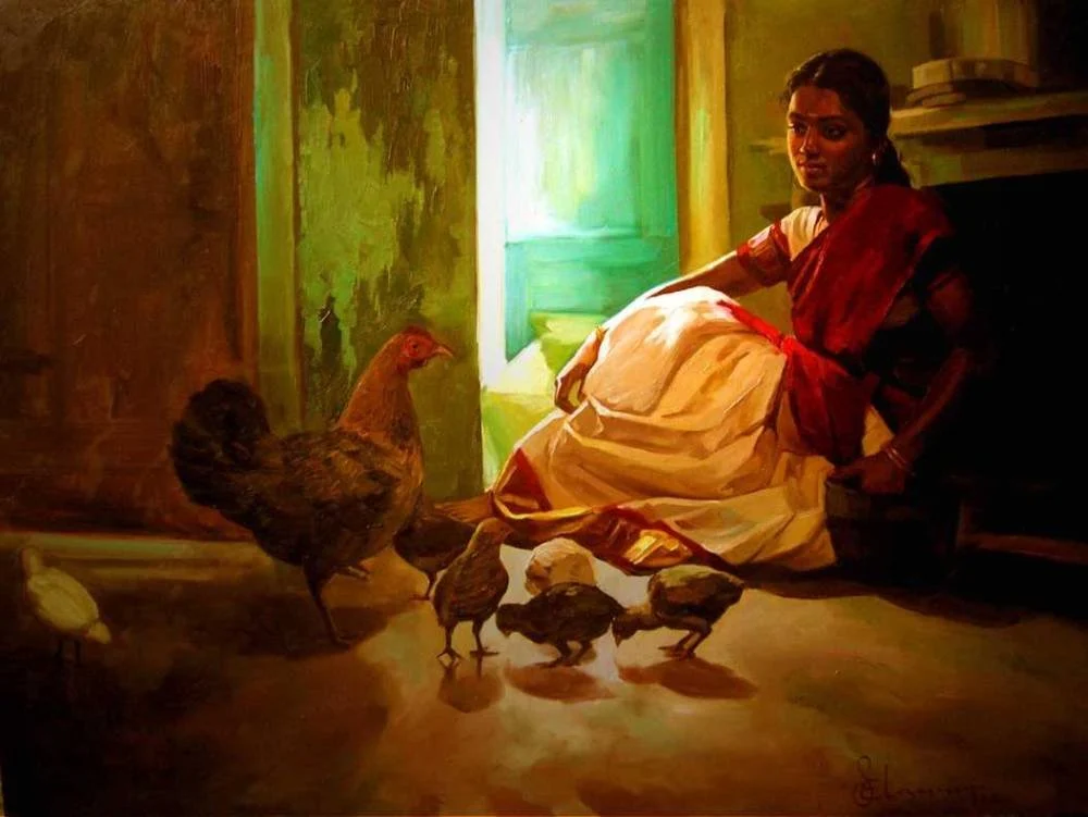 S. ELAYARAJA Paintings 1034