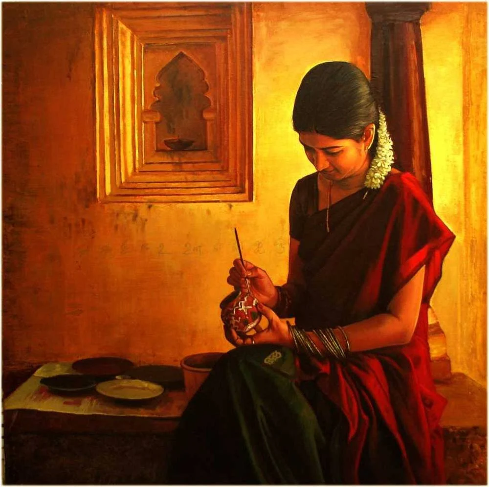 S. ELAYARAJA Paintings 456