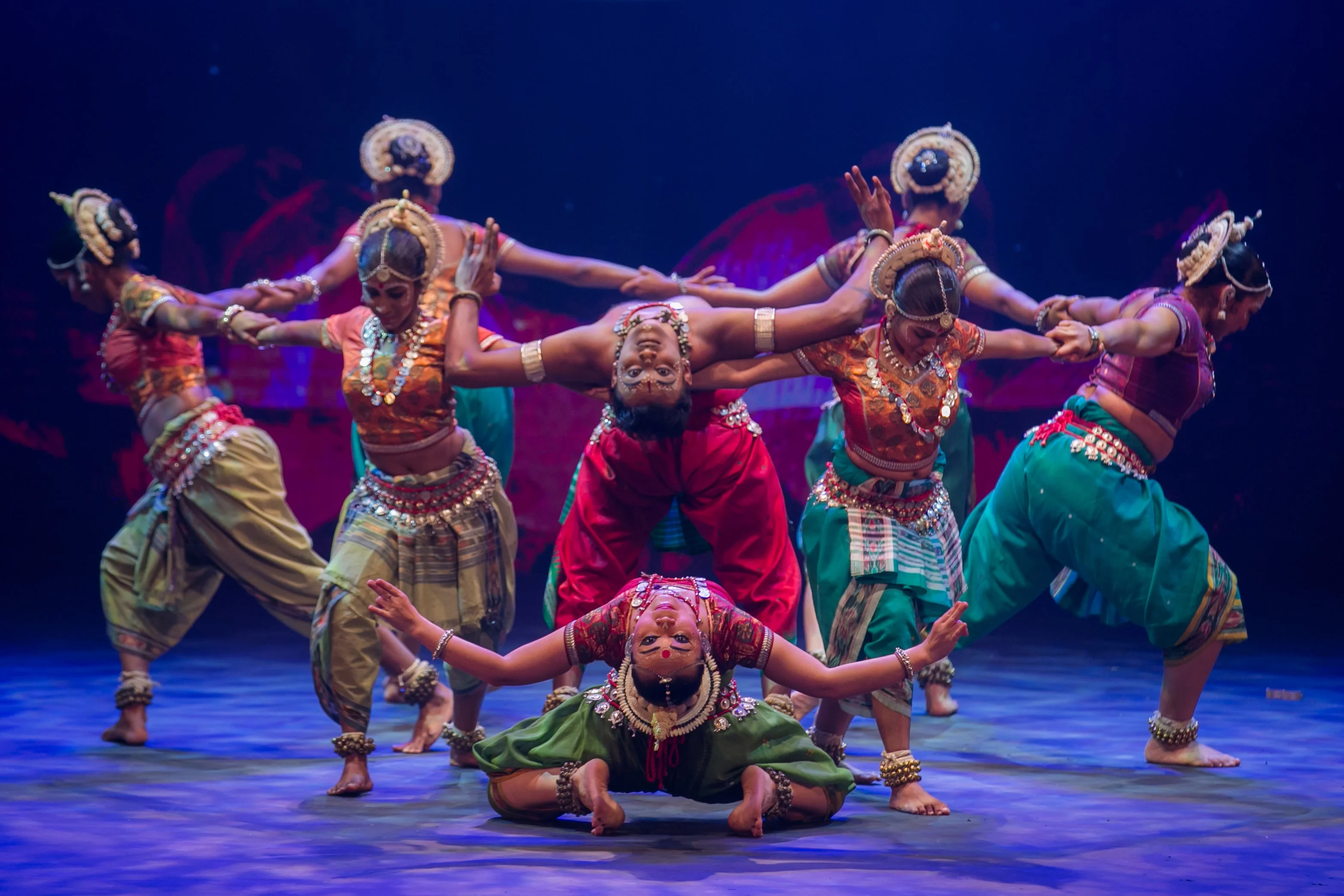 Dancers of Sutra Foundation in Odissi on High
