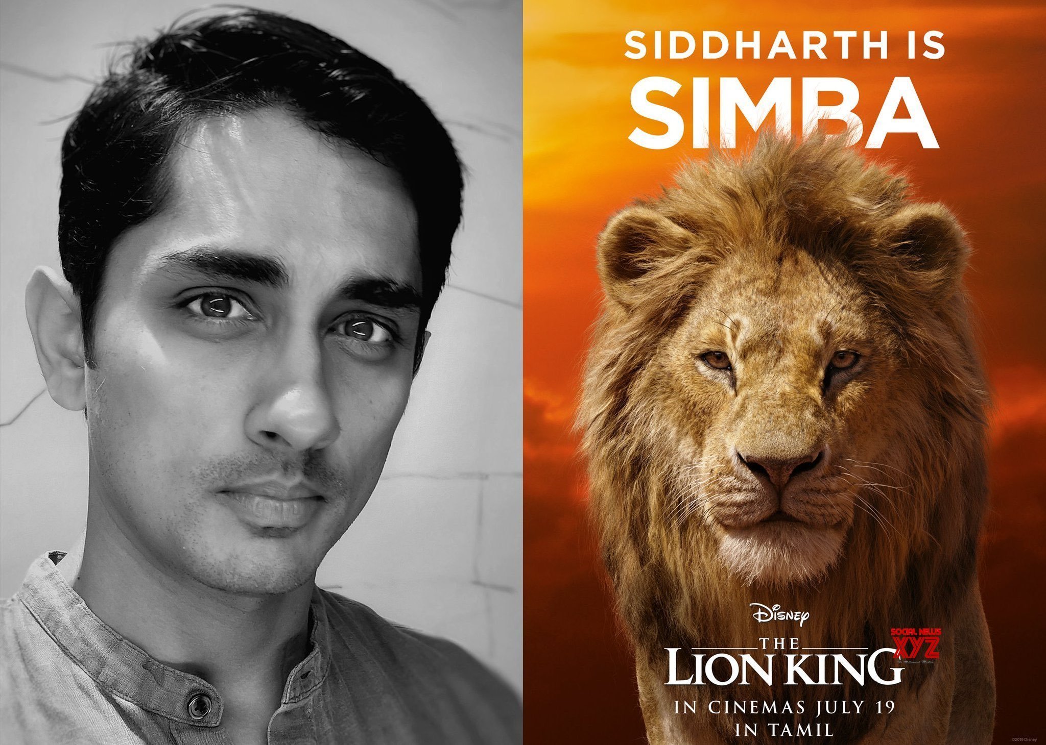 Siddharth to voice of Simba in Tamil