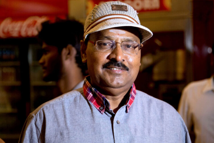 Actor Director K Bhagyaraj at the Sathuranga Vettai Audio Launch