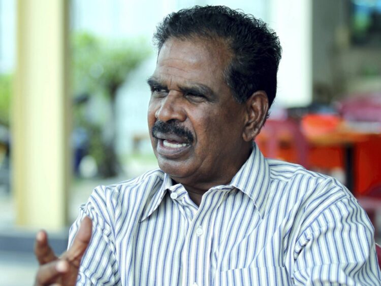 IPOH 27 May 2015. ( BH PLUS ) Jurulatih Pasukan Perak, Datuk M.Karathu. STR/Mohd Nazrulaswad.