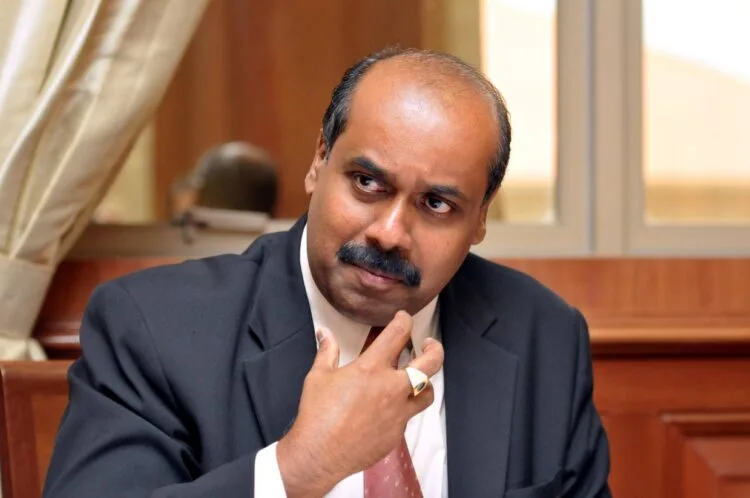 State Health and Environment committee chairman, R. Vidyananthan.