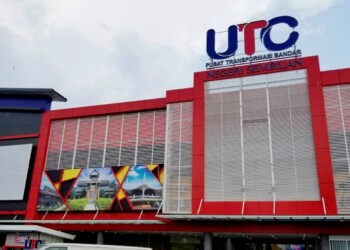 SEREMBAN 17 MEI 2018. Keadaan terkini Pusat Transformasi Bandar (UTC) di Plaza Angsana, Ampangan, Negeri Sembilan selepas papan tanda logo 1 Malaysia yang telah diturunkan. STR/ADZLAN SIDEK