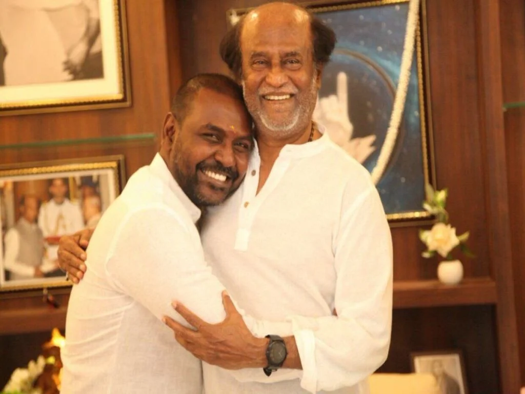 Raghava Lawrence throwback picture with Rajinikanth