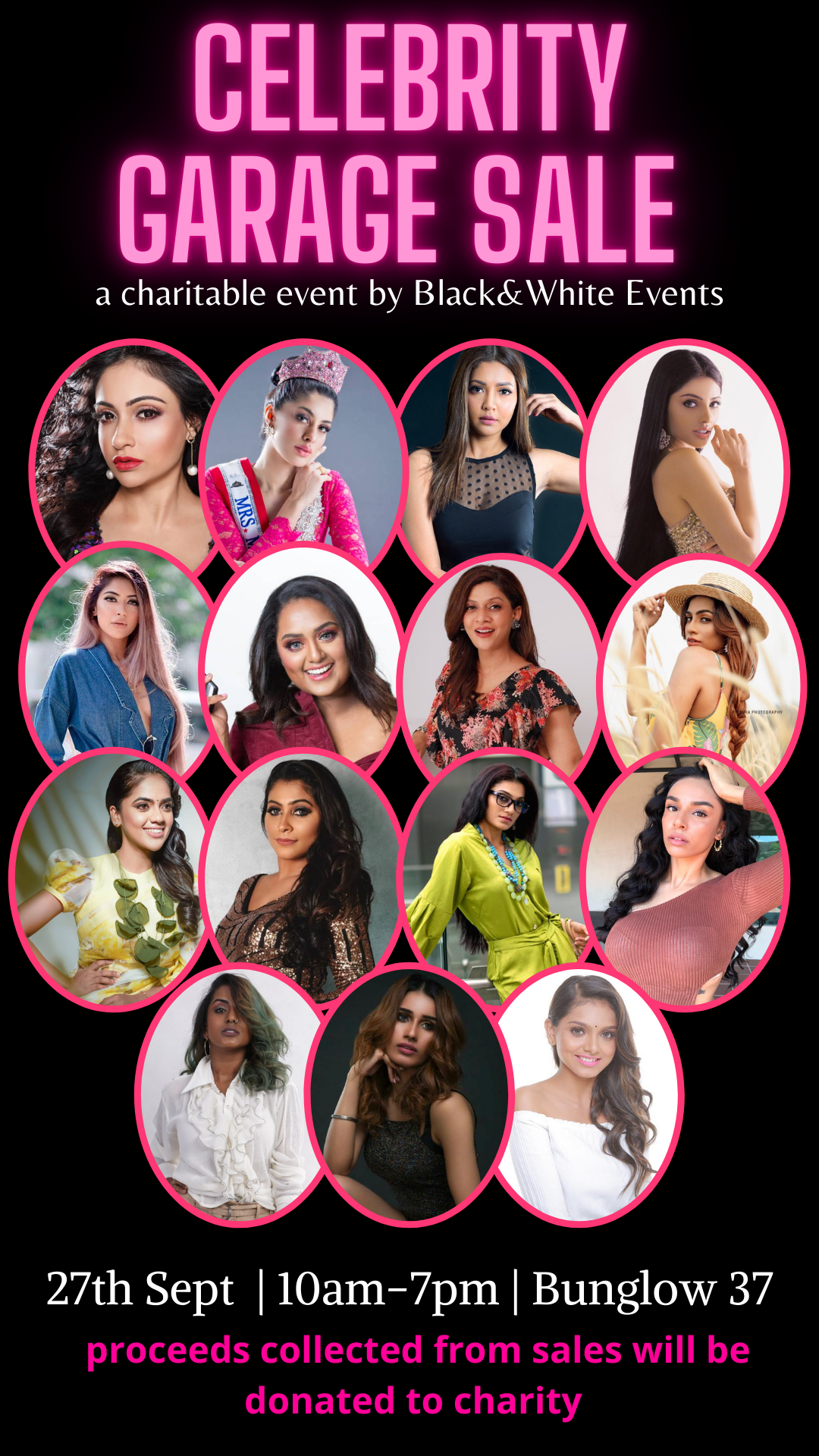 Celebrity Garage Sale by Black & White Events A Charity Event Not to be Missed! Varnam MY