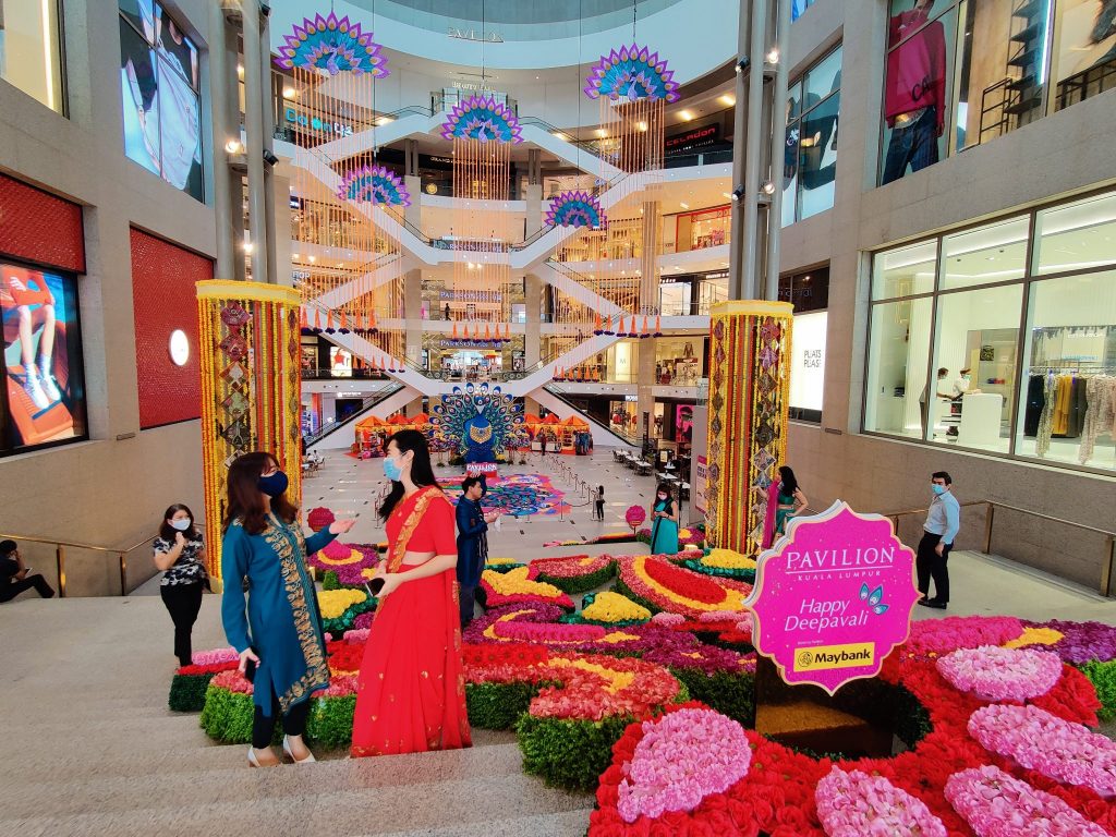 Overall decor of Pavilion KLs Dazzling Deepavali