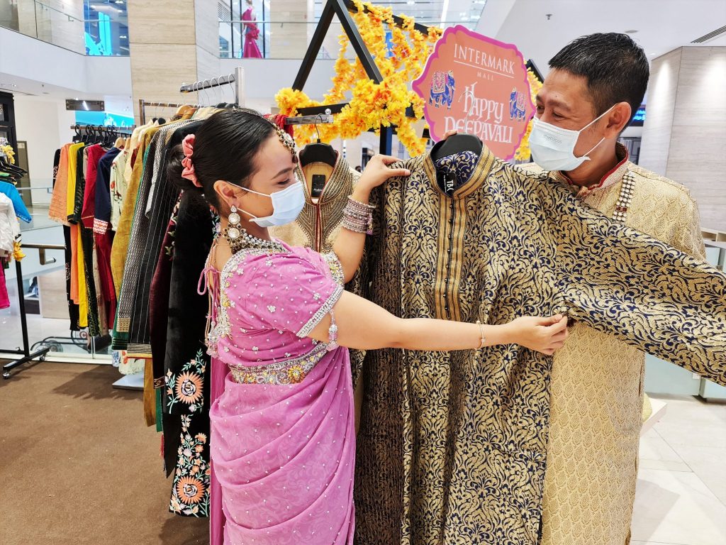 The Diwali Bazaar Ground Floor offers traditional Indian merchandise