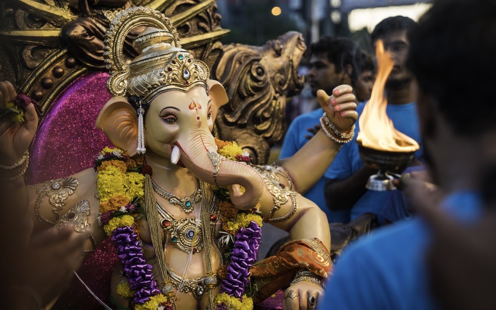 ganesha the elephant headed hindu god