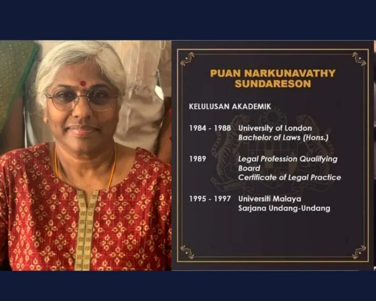 Image credit: YA Narkunavathy Sundareson's Facebook page