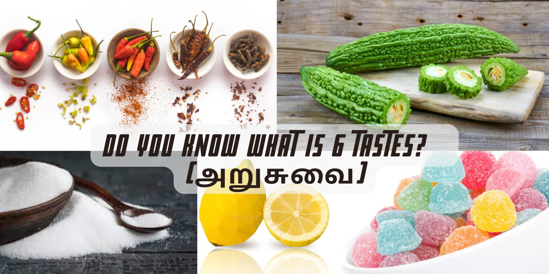 DO YOU KNOW WHAT IS THE 6 TASTES அறுசுவை