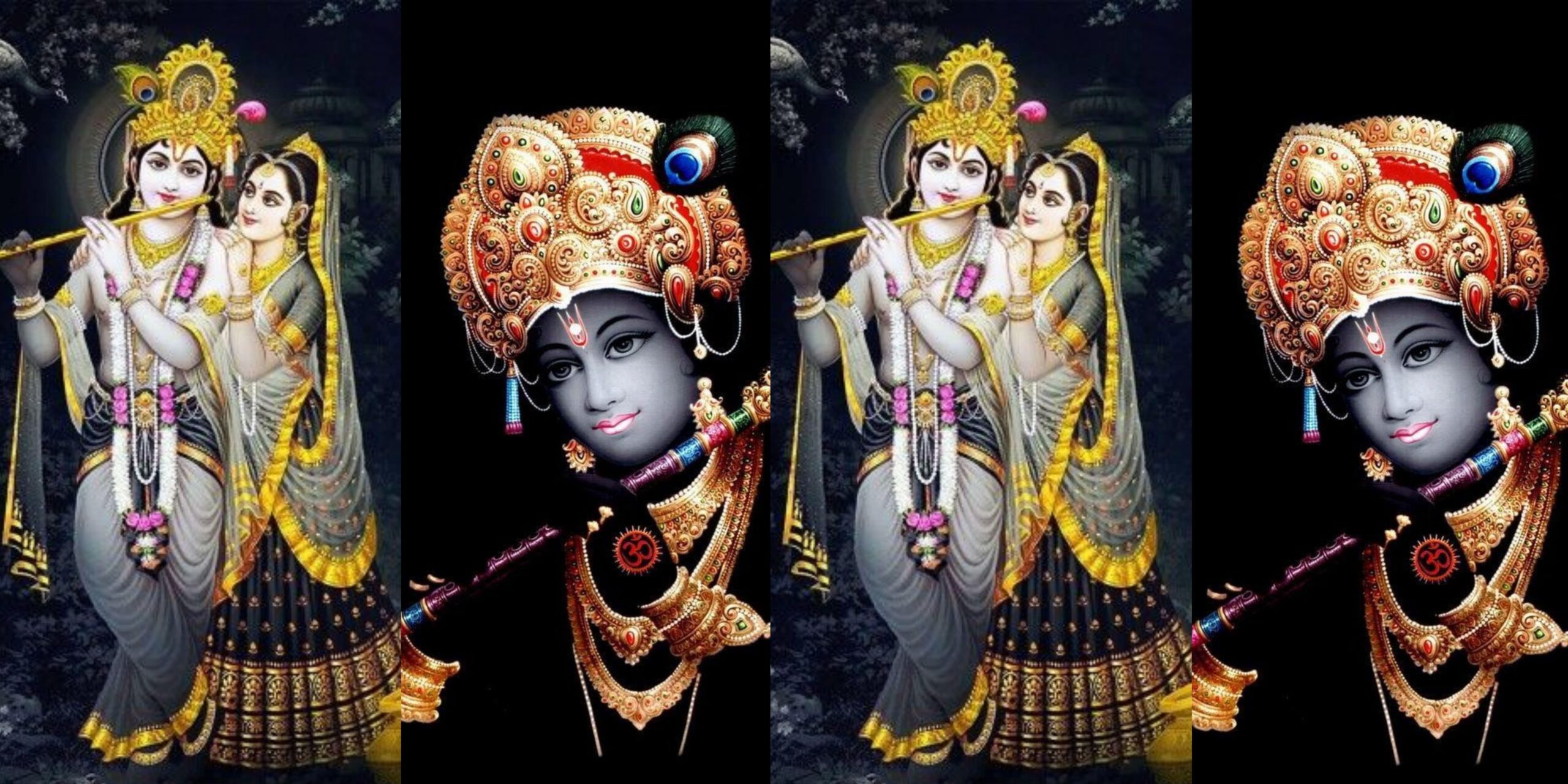 Happy Krishna Janmashtami, set of three poses. Lord Krishna with flute and  pot. Happy Janmashtami festival of India. Vector illustration isolated on a  Stock Vector Image & Art - Alamy