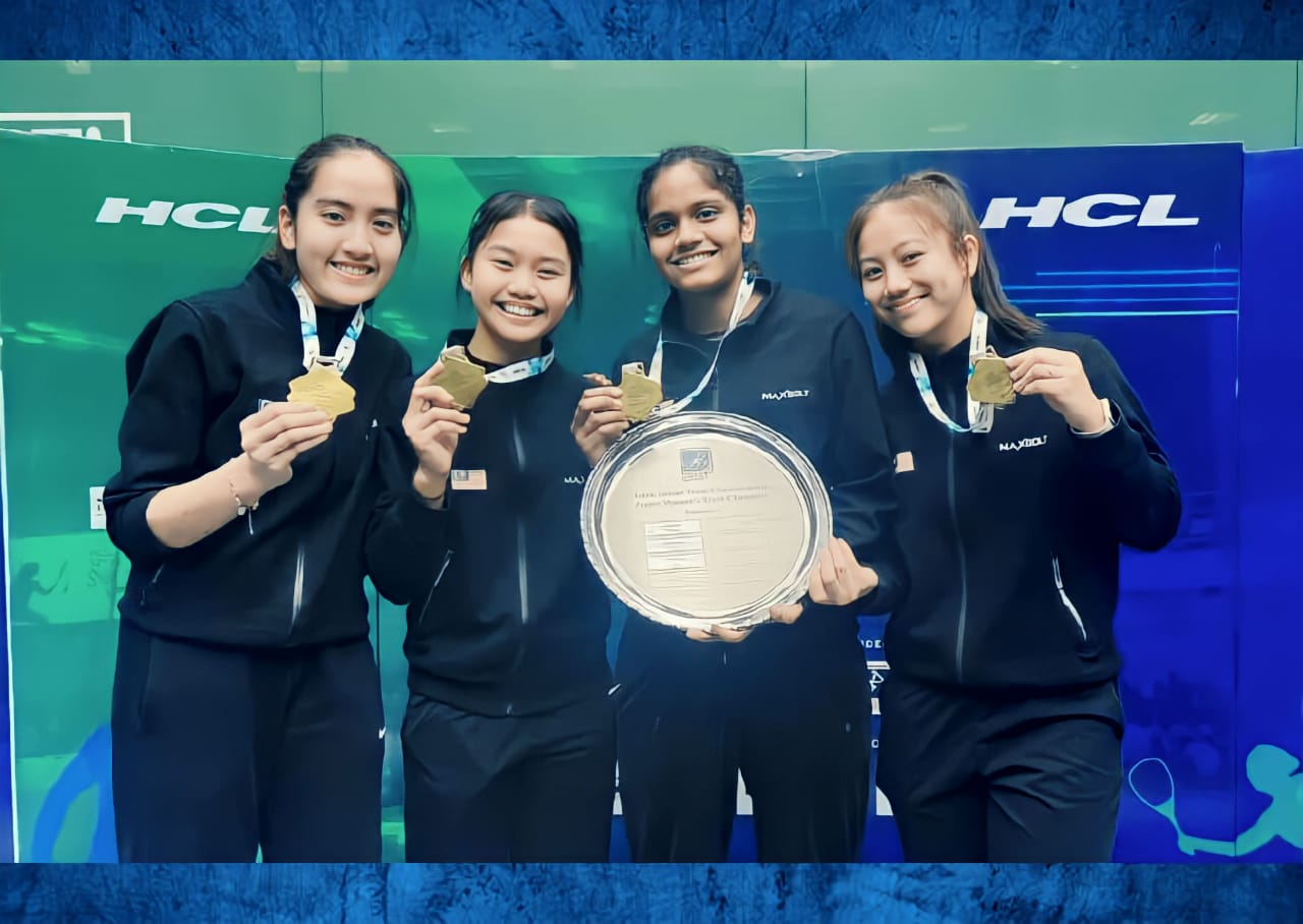 National Women's Squad Clinched The 10th Asian Junior Team Squash