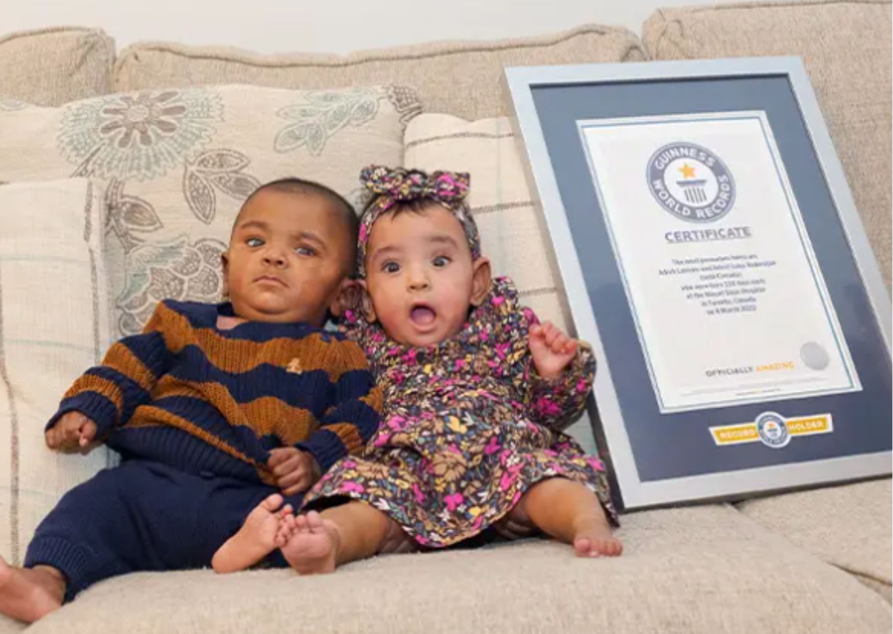 Twins Adiah And Adrial Nadarajah, Receive Not One But Two Guinness World Records