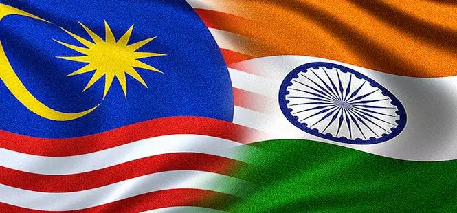 India Malaysia Flags