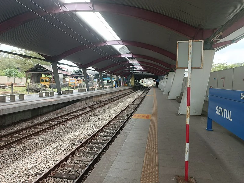 Sentul KTM Station platform 220714