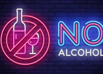 no alcohol neon sign ban design vector 24853625 e1706064870351