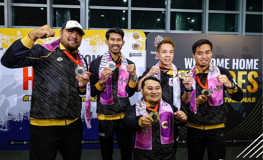 Malaysian Paralympic Team Receives Grand at KLIA After 2024