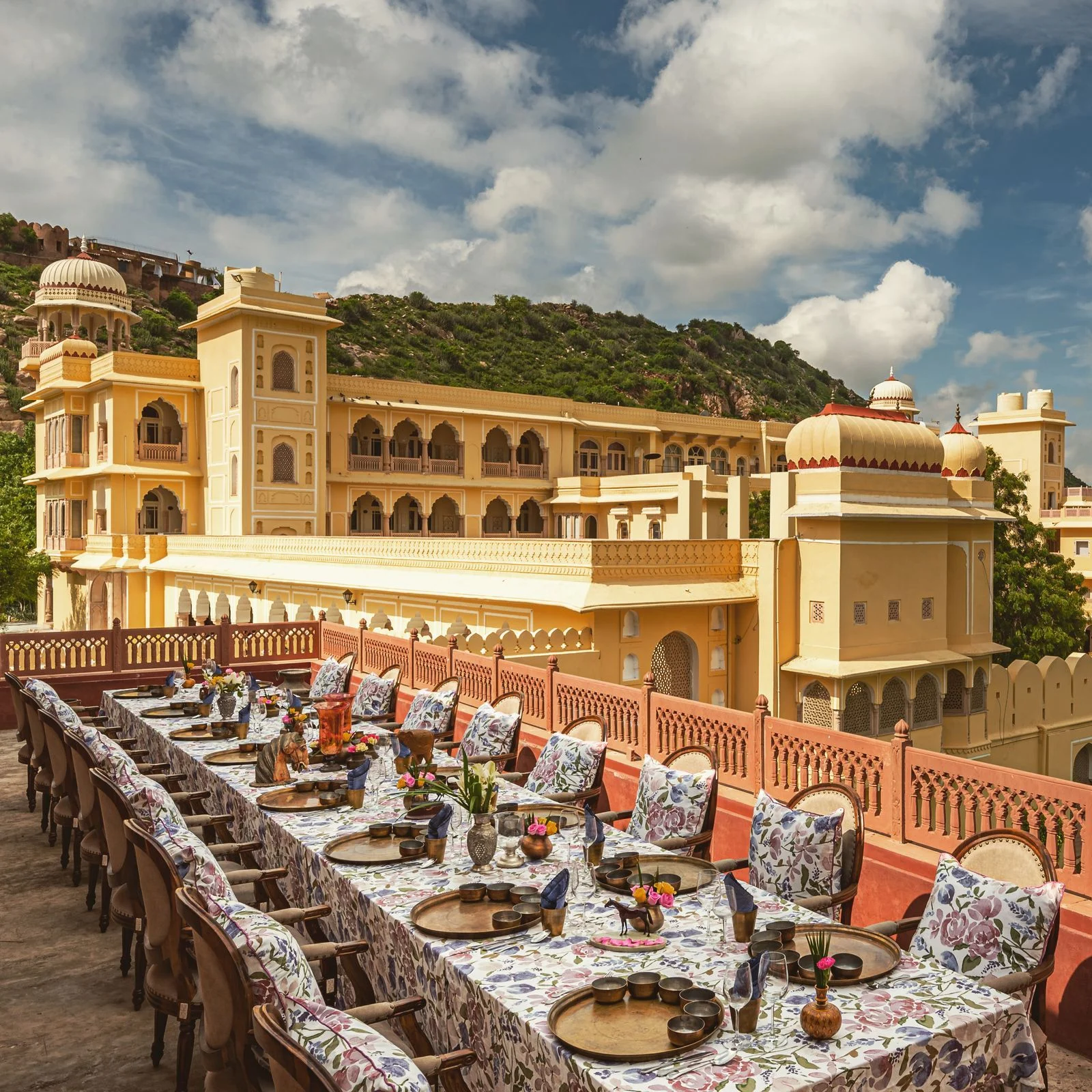 Image may contain Architecture Building Housing House Chair Furniture Person Landmark Castle Plate and Mansion