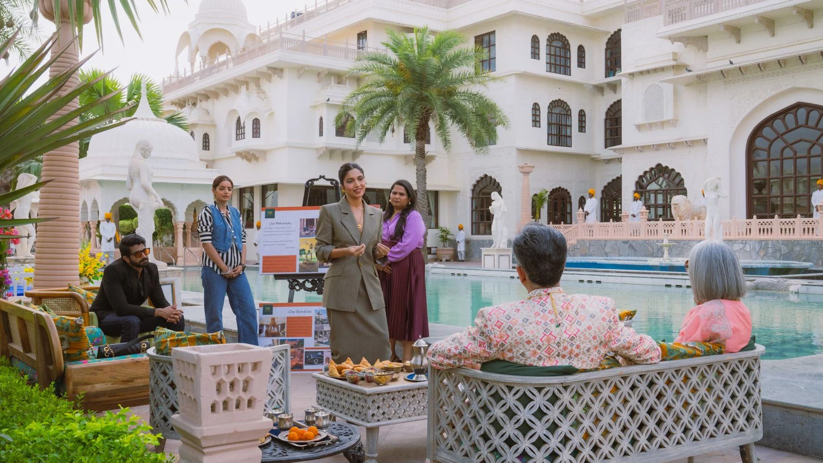 Image may contain Bhumi Pednekar People Person Architecture Building Hotel Resort House Housing Villa and Plant