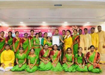 Image source: Dr Panbarasi Kanimozhi Sangeetha Kalalayam Music Academy Facebook