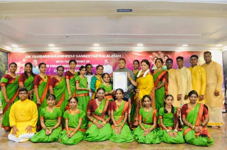 Image source: Dr Panbarasi Kanimozhi Sangeetha Kalalayam Music Academy Facebook