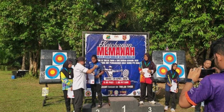 Kayalvizhi from SJKT Manickavasagam Secures 2nd Place in MSSD Archery Competition 3 Image Source: SJKT Manickavasagam Facebook