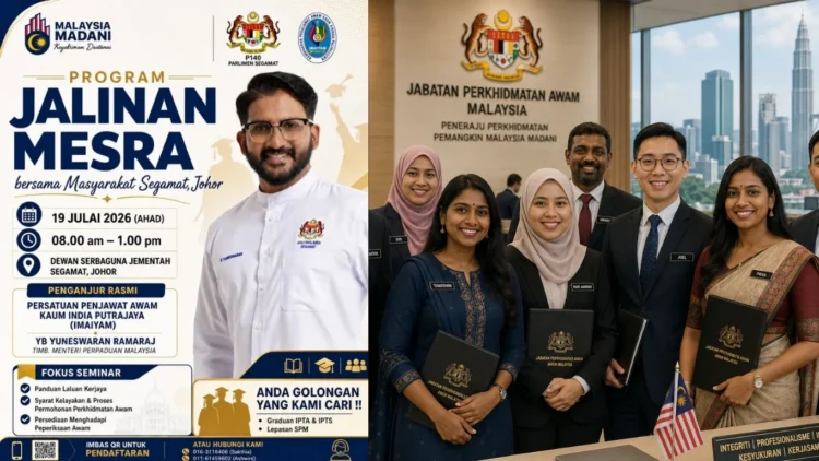 Image Source: Pejabat Ahli Parlimen Segamat YB Yuneswaran Facebook & Chatgpt