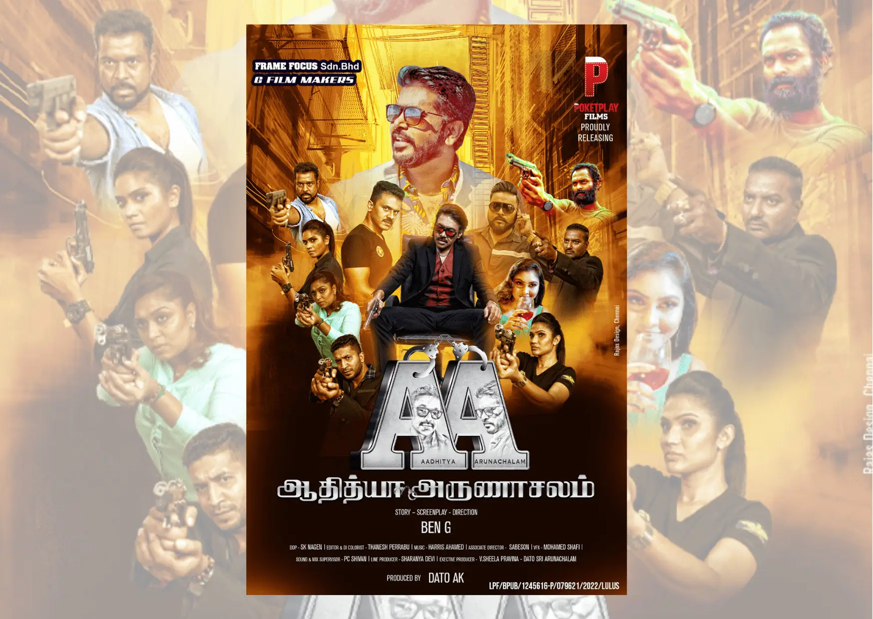 Aadhitya Arunachalam, The Long-Awaited Malaysian Action Thriller Film by Ben G Finally Hits The Big Screen - Varnam MY